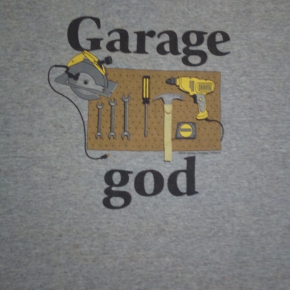 Lofteez Cotton Tee Garage God Large - Picture 2 of 4